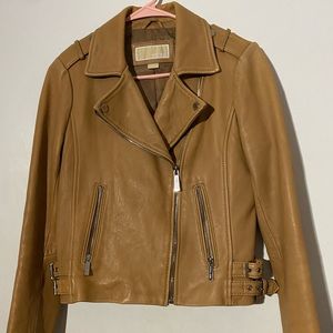Micheal Kors leather jacket Small Sz